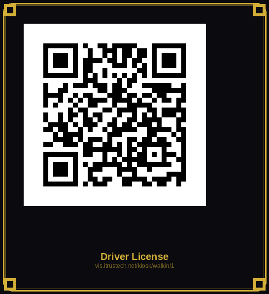 Driver License QR