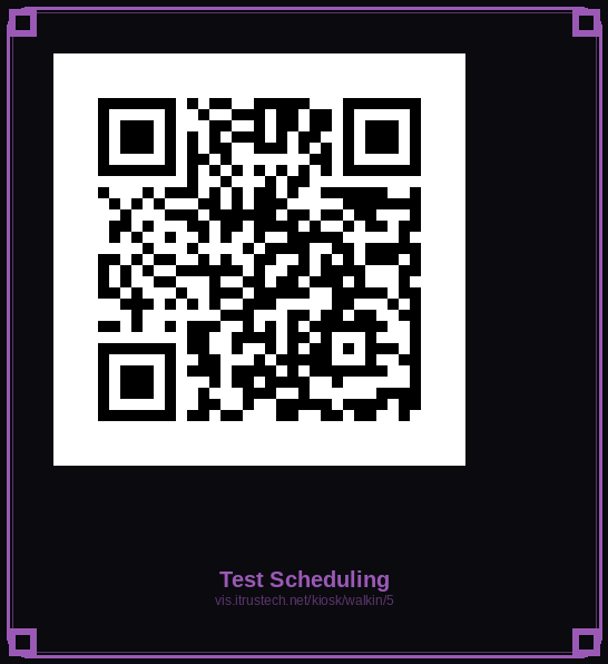 Test Scheduling QR